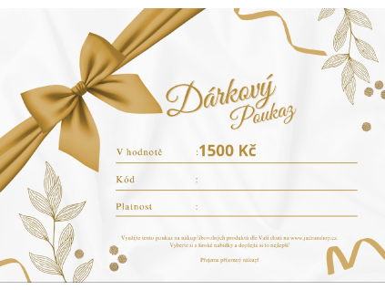 White and Gold Elegant Birthday Gift Card