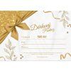 White and Gold Elegant Birthday Gift Card